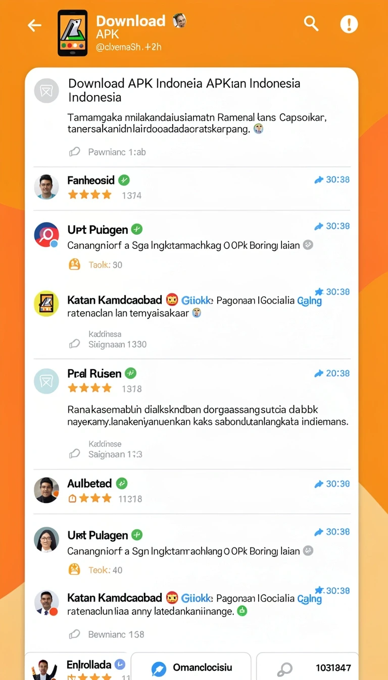 Cuplikan layar menu unduhan live123 untuk perangkat Android