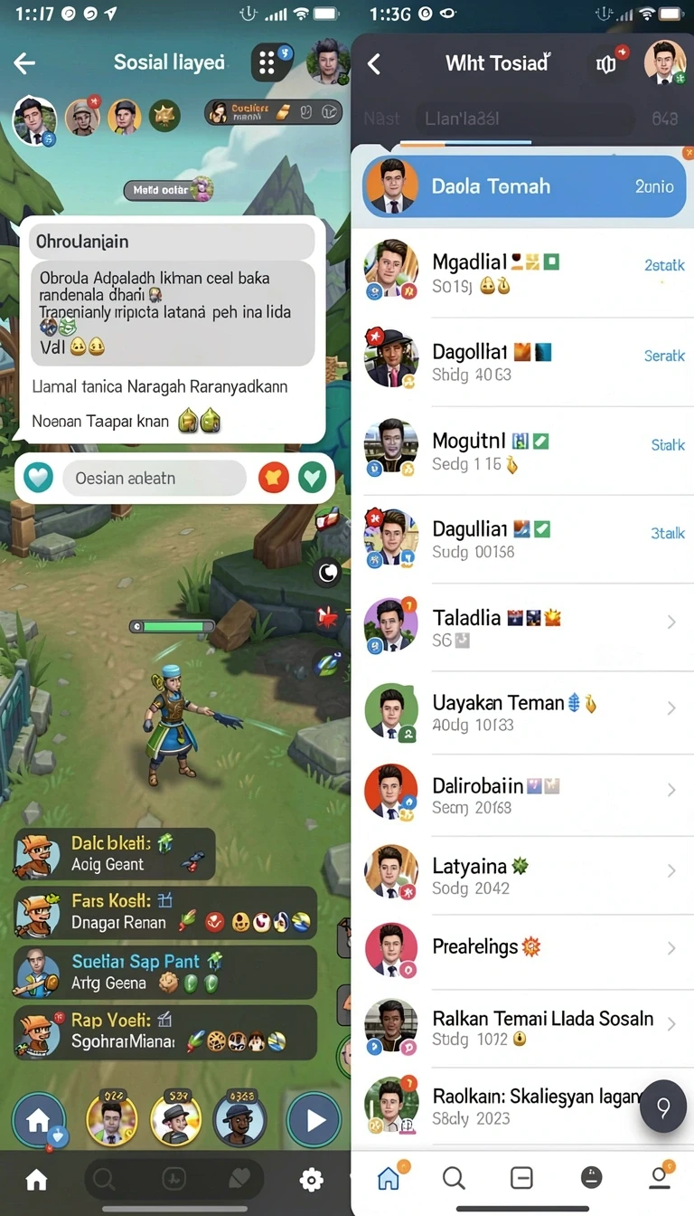 Galeri pratinjau visual live123 build APK resmi terbaru